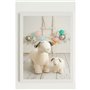 Cadre Crochetts Multicouleur 33 x 43 x 2 cm Mouton