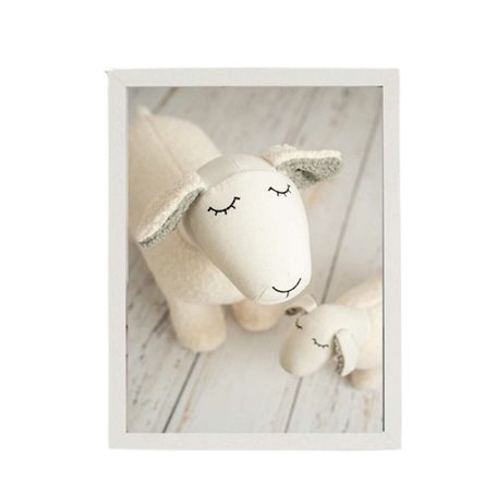 Cadre Crochetts Multicouleur 33 x 43 x 2 cm Mouton