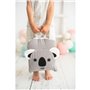Couverture Crochetts Couverture Gris Koala 85 x 145 x 2 cm