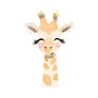 Feuille Crochetts 30 x 42 x 1 cm Girafe