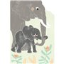 Feuille Crochetts 30 x 42 x 1 cm Eléphant