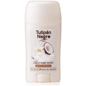 Déodorant en stick Tulipán Negro Coco Pure White 50 ml