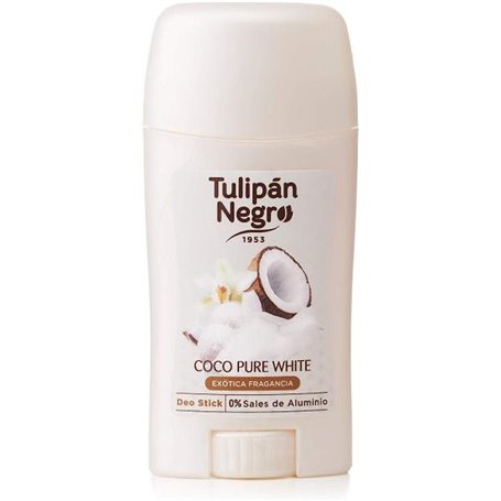 Déodorant en stick Tulipán Negro Coco Pure White 50 ml