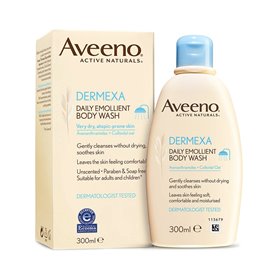 Gel de douche Aveeno Dermexa 300 ml