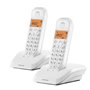Motorola S12 Duo Téléphone DECT Identification de l'appelant Blanc