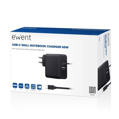 Chargeur d'ordinateur portable Ewent EW3979