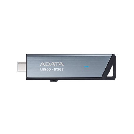 Clé USB Adata AELI-UE800-512G-CSG 512 GB Noir Acier