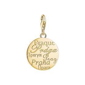 Perle de verre Femme Thomas Sabo IC12363-413-39 Doré 2 cm