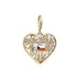 Perle de verre Femme Thomas Sabo IC12365-565-7 Doré 2 cm