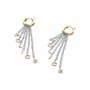 Boucles d´oreilles Femme Police PJ25596ESSGRG.01 Acier inoxydable 5 cm