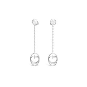 Boucles d´oreilles Femme Guess JUBE01040JWRHT-U Acier inoxydable 3 cm