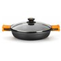 Casserole BRA Braisogona_A270524 Ø 24 cm Noir Métal Aluminium Aluminium forgé Aluminium fondu 5 L