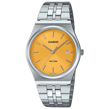 Montre Homme Casio Jaune Argenté (Ø 35 mm)