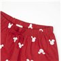 Pyjama D'Été Minnie Mouse Rouge Femme Gris