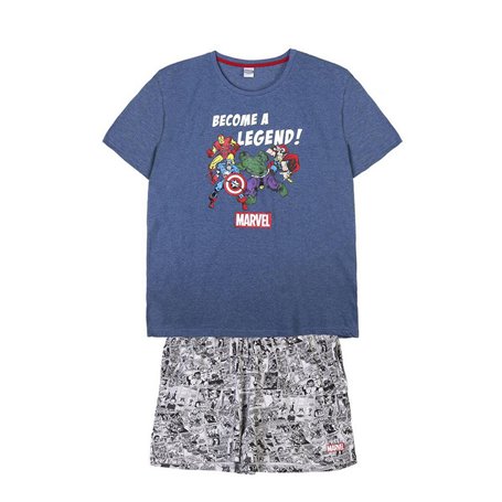 Pyjama Marvel Gris (Adultes) Homme