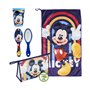 Ensemble de Toilette pour Enfant de Voyage Mickey Mouse Bleu (23 x 16 x 7 cm) (4 pcs)