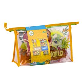 Ensemble de Toilette pour Enfant de Voyage Jurassic Park 4 Pièces Orange