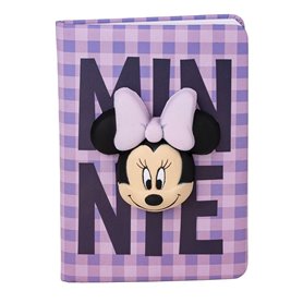 Carnet de Notes Minnie Mouse SQUISHY Lila 18 x 13 x 1 cm