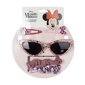 Lunettes de soleil avec accessoires Minnie Mouse Enfant