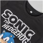T shirt à manches courtes Enfant Sonic Noir