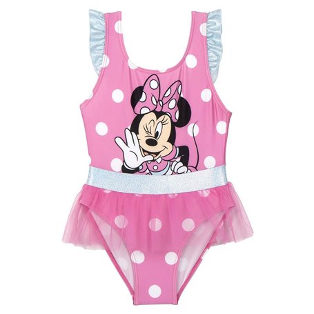 Maillot de Bain Fille Minnie Mouse Rose