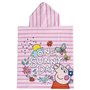 Serviette poncho avec capuche Peppa Pig Rose 50 x 115 cm