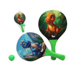 Ensemble de Raquettes de playa Dinosaures