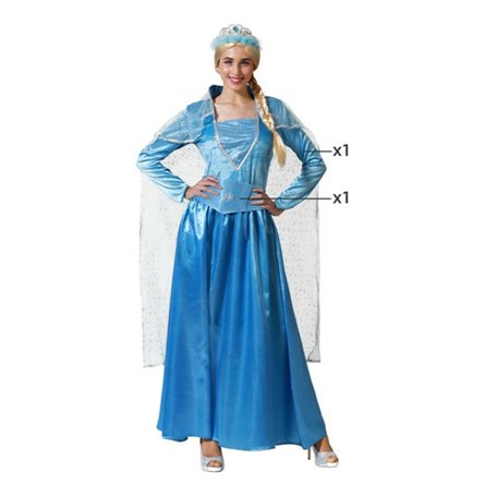 Déguisement pour Adultes Bleu Princesse