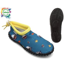 Chaussures aquatiques pour Enfants Bleu Requin