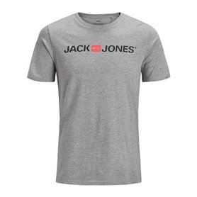 T-shirt à manches courtes homme JJECORP LOGO TEE SS Jack & Jones 12137126 Gris