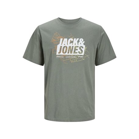 T-shirt à manches courtes homme Jack & Jones LOGO TEE SS 12252376 Vert