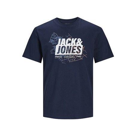 T-shirt à manches courtes homme Jack & Jones LOGO TEE SS 12252376 Blue marine