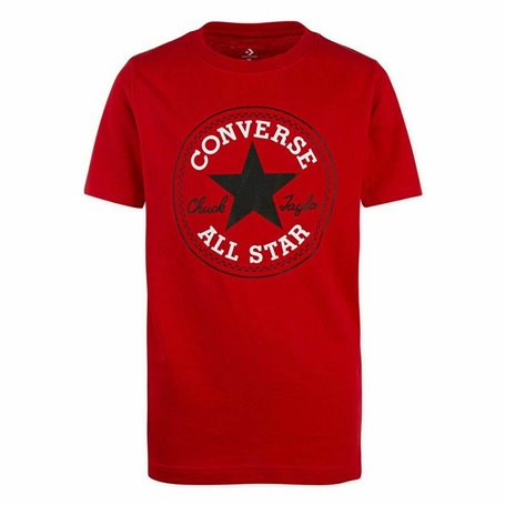 T shirt à manches courtes Enfant Converse Rouge 16 Ans