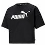 T-shirt à manches courtes femme Puma CROPPED LOGO TEE 586866 01  Noir