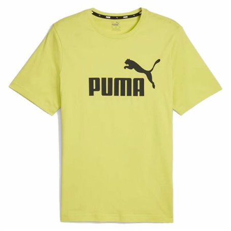 T-shirt à manches courtes homme Puma ESS LOGO TEE 586667 66 Vert