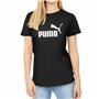 T-shirt à manches courtes femme Puma LOGO TEE 586774 01 Noir