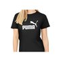 T-shirt à manches courtes femme Puma LOGO TEE 586774 01 Noir