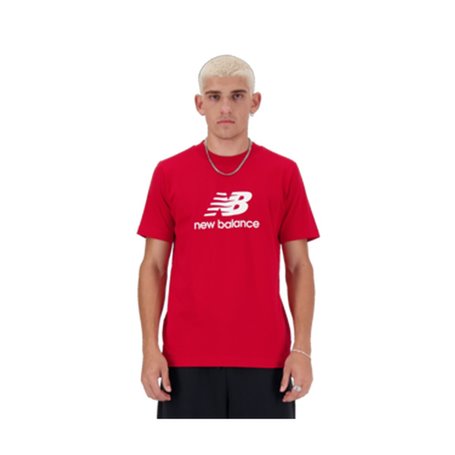 T-shirt à manches courtes homme New Balance  LOGO MT41502 TRE Rouge