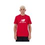 T-shirt à manches courtes homme New Balance  LOGO MT41502 TRE Rouge