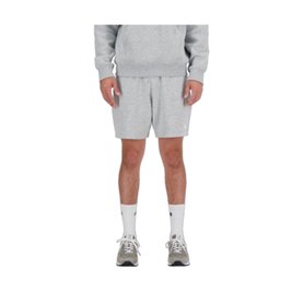 Short de Sport pour Homme New Balance ESSENTIALS FRENCH TERY SHORT 7 MS41520  Gris