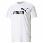 T-shirt à manches courtes homme Puma ESS LOGO TEE 586666 02 Blanc