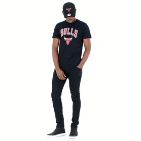 T-shirt à manches courtes homme New Era NOS NBA CHIBUL 60416749 Noir
