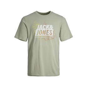 T-shirt à manches courtes homme Jack & Jones JCOMAP SUMMER 12257908 Vert