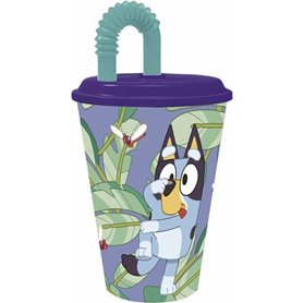 Verre avec Paille Bluey 430 ml