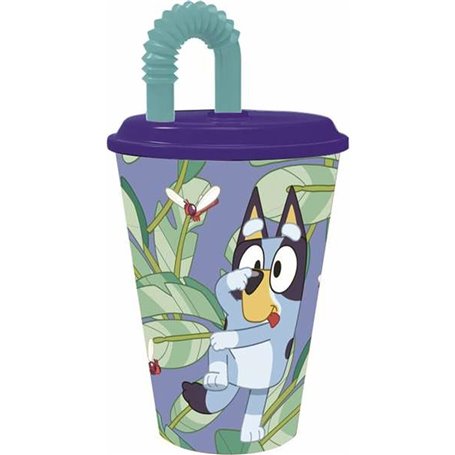 Verre avec Paille Bluey 430 ml