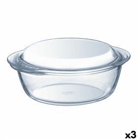 Casserole avec Couvercle Pyrex Essentials Transparent 2