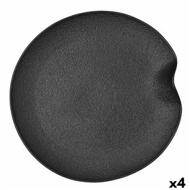 Plateau apéritif Bidasoa Fosil Noir Céramique Alumine 31