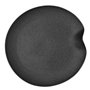 Plateau apéritif Bidasoa Fosil Noir Céramique Alumine 31,4 x 31,2 x 4 cm (4 Unités)