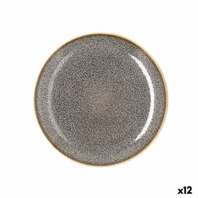 Assiette plate Ariane Jaguar Freckles Marron Céramique 21 cm (12 Unités)