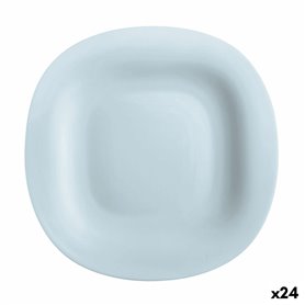 Assiette plate Luminarc Carine Paradise Bleu verre 27 cm (24 Unités)